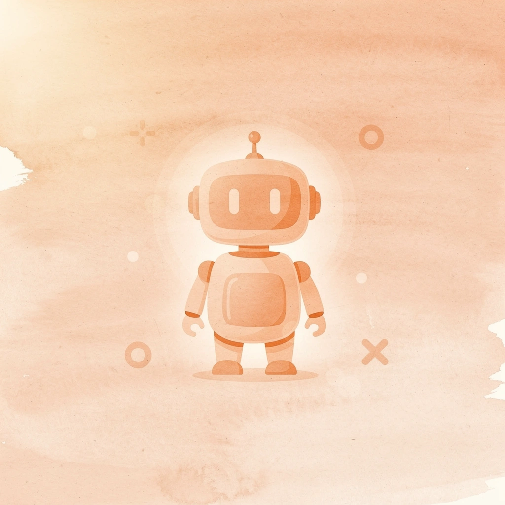 Robot icon representing AI conversational agents
