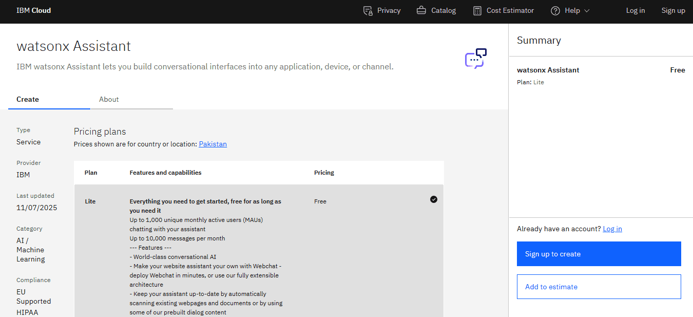IBM watsonx Assistant