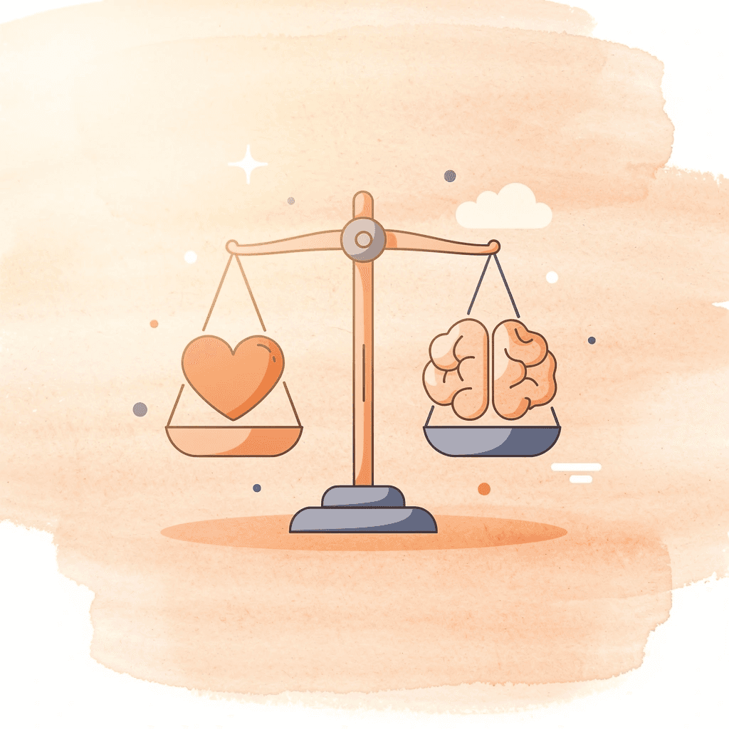 Balance scale comparing automation approaches