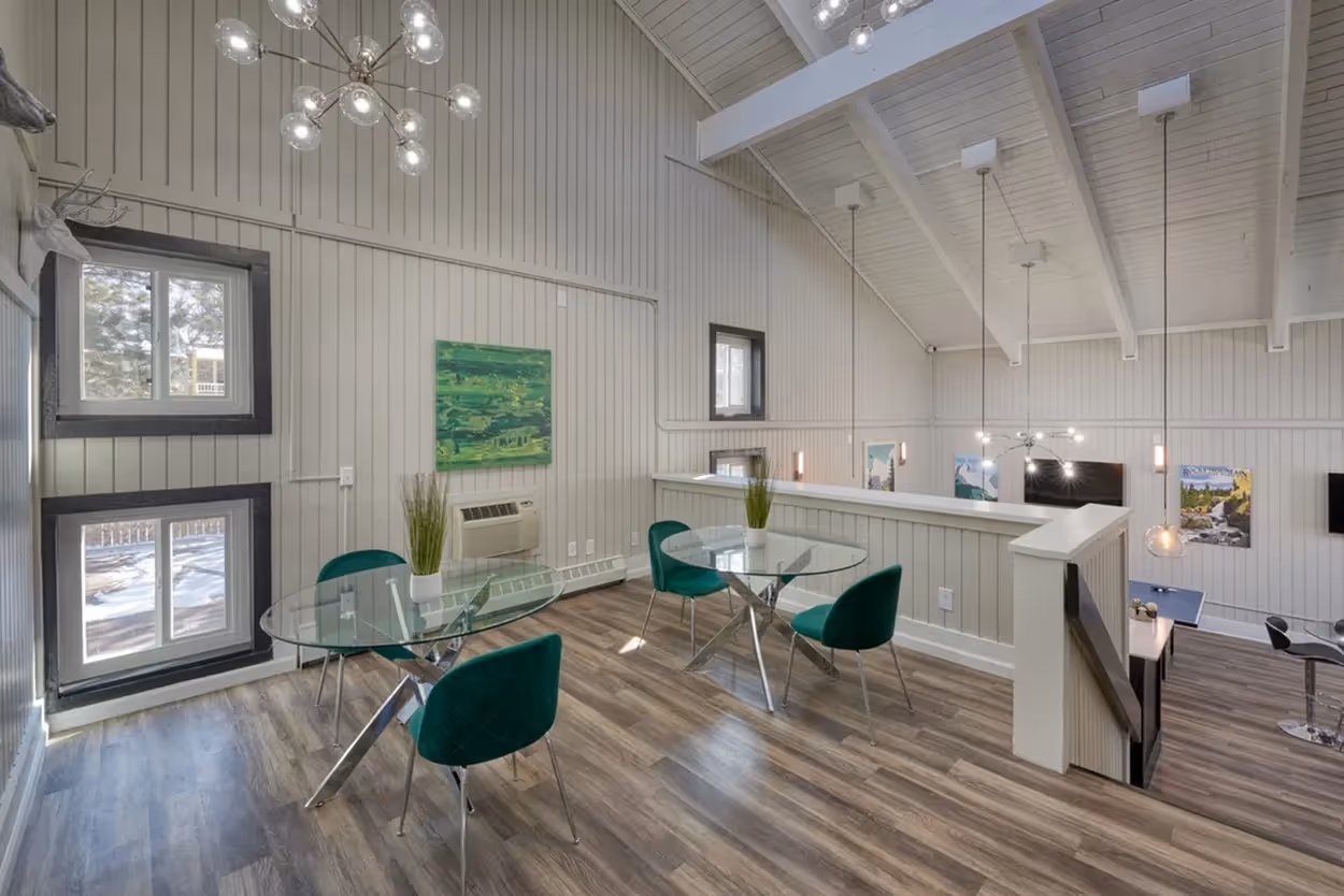 Clubhouse upstairs seating