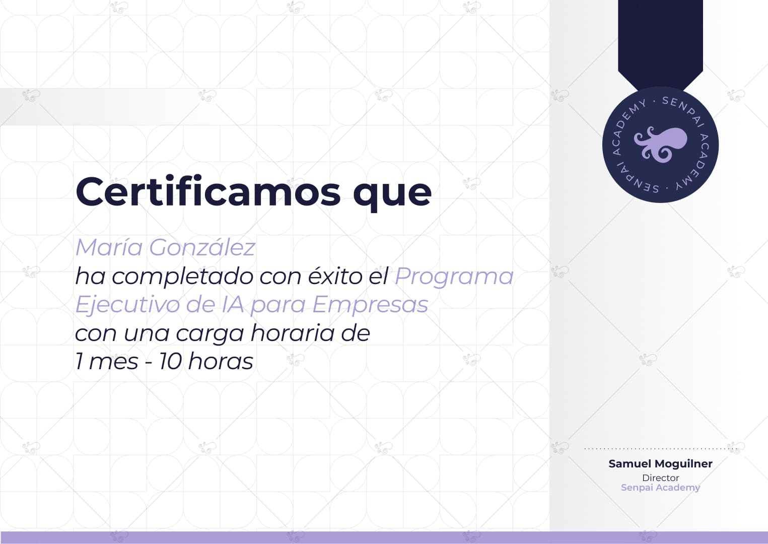 certificado senpai imagen