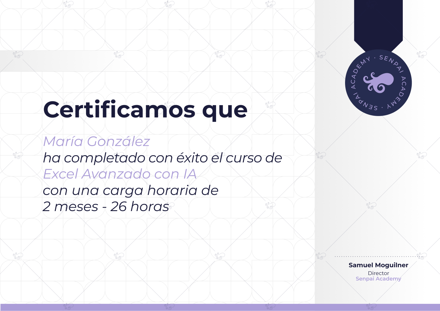certificado senpai imagen