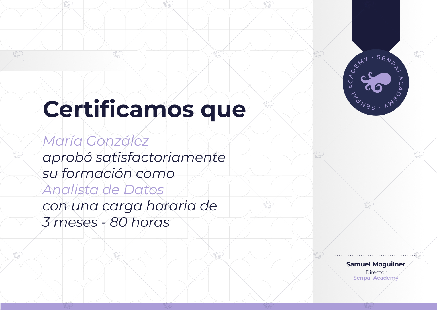 certificado senpai imagen