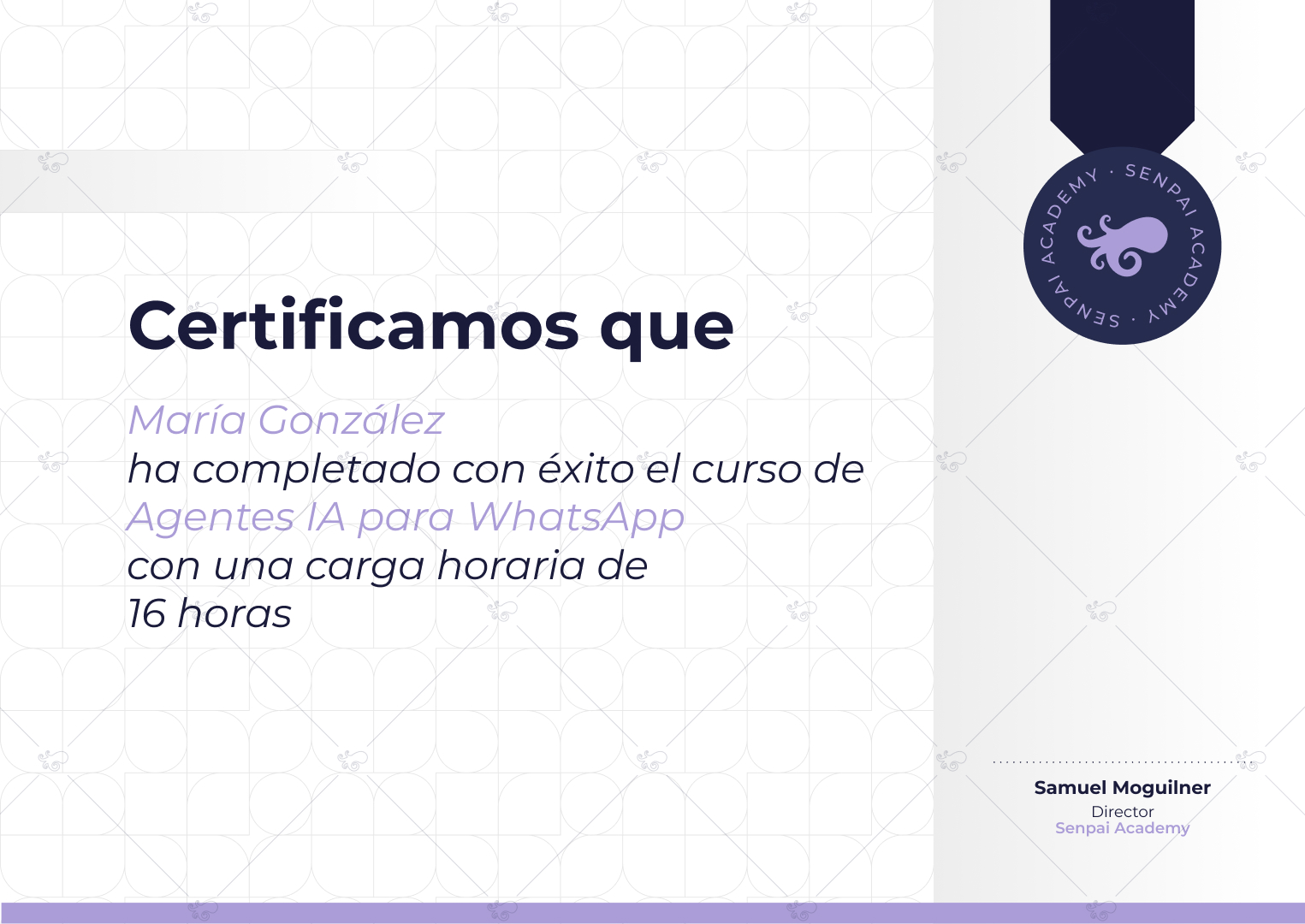certificado senpai imagen