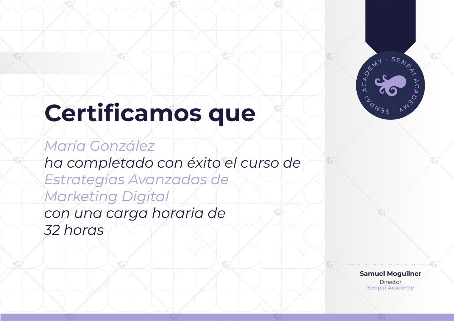 certificado senpai imagen