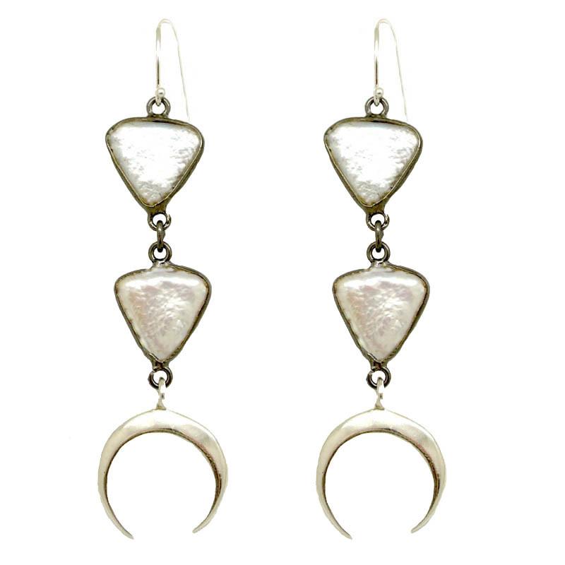 Over The Moon Earrings
