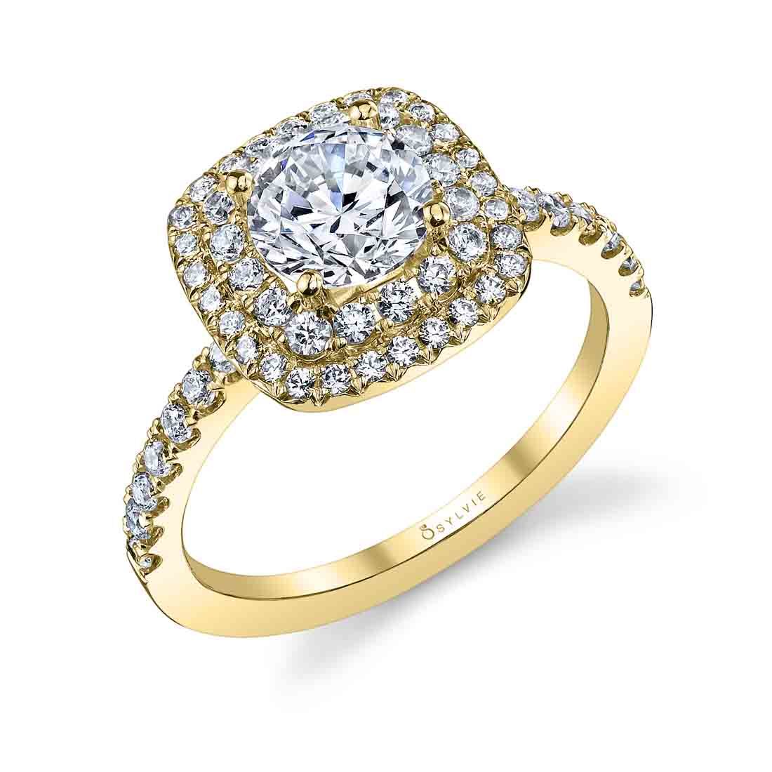 Double Halo Ring