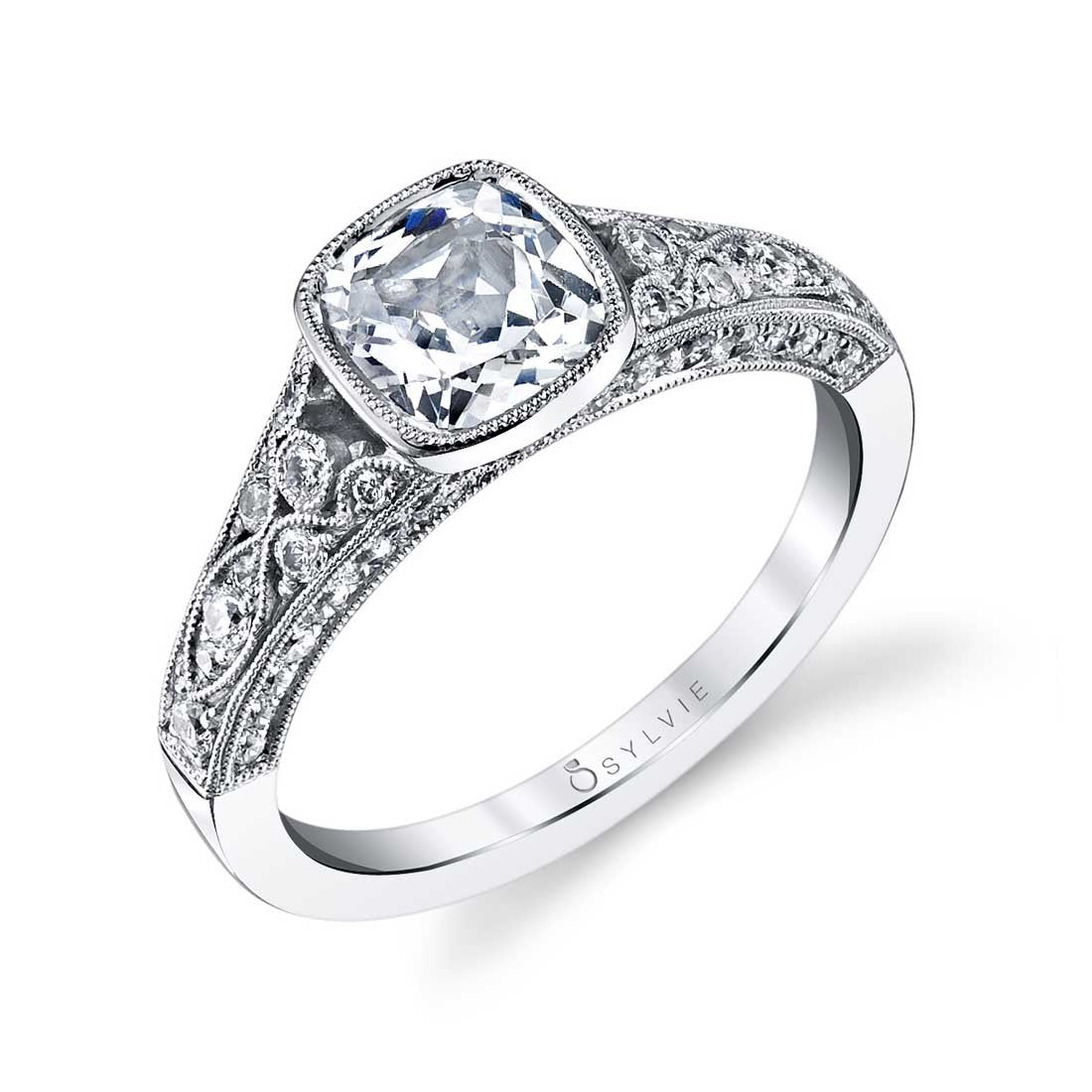 Bezel Cushion Ring