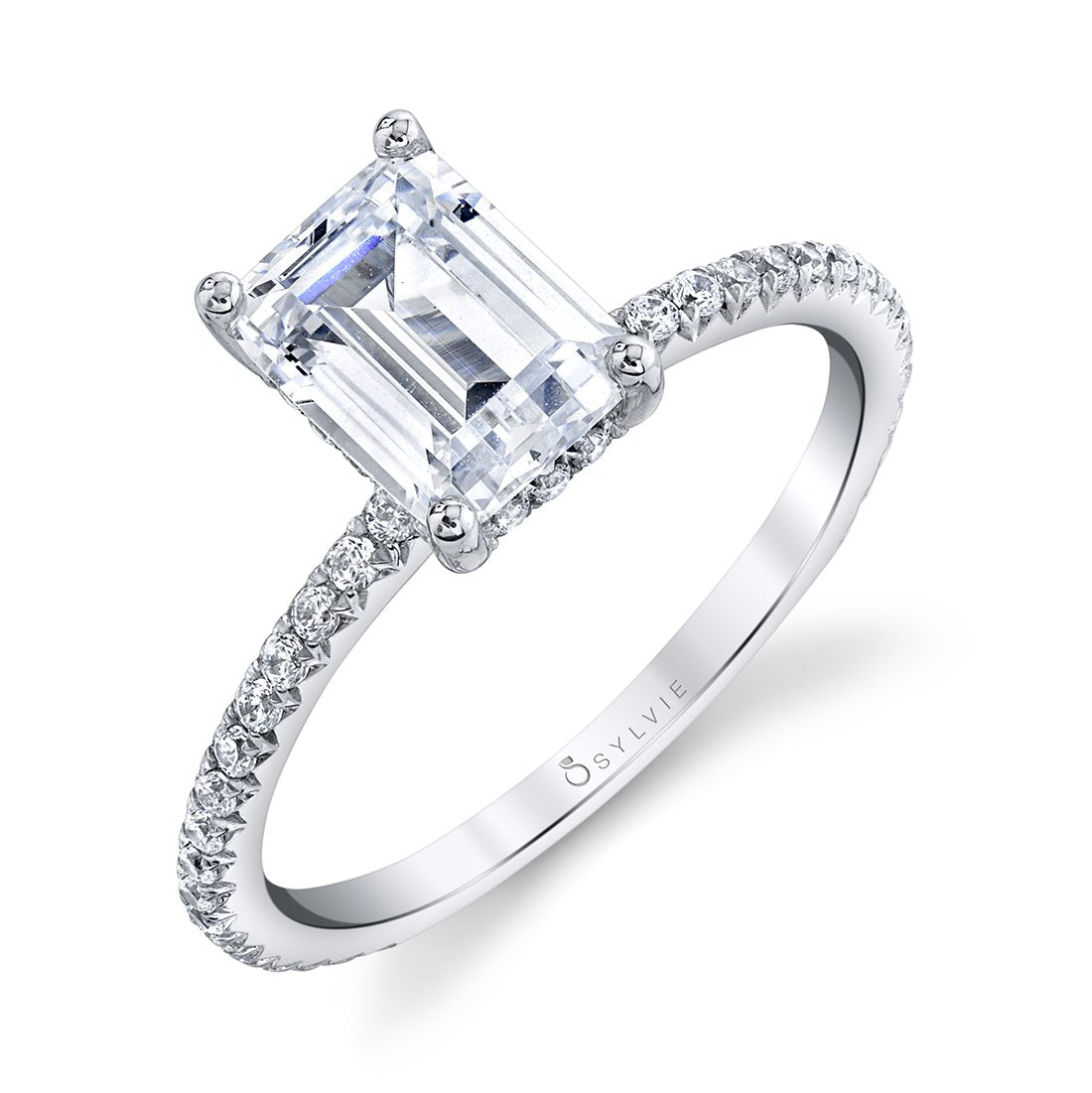 Emerald Engagement Ring