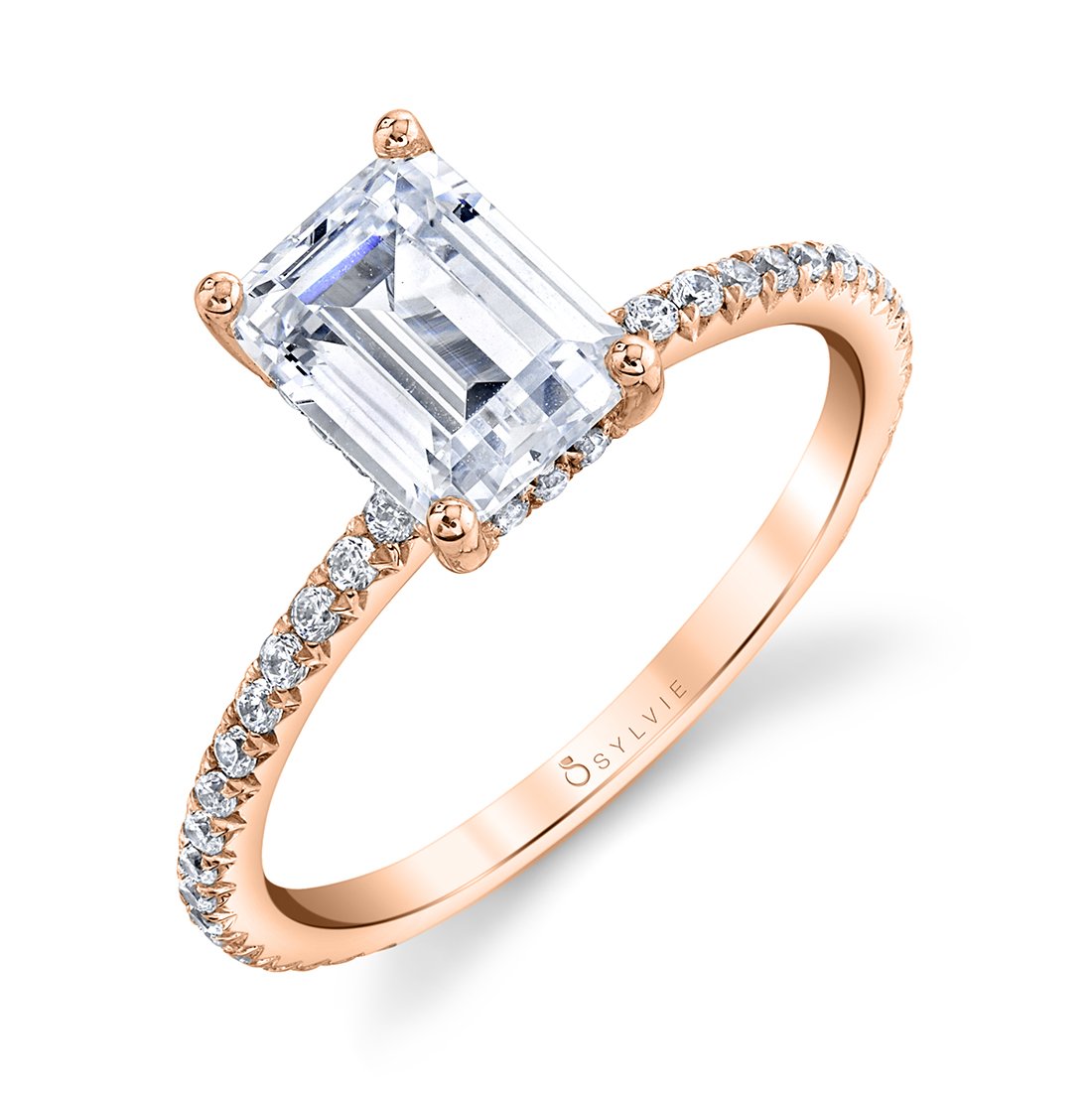 Emerald Engagement Ring