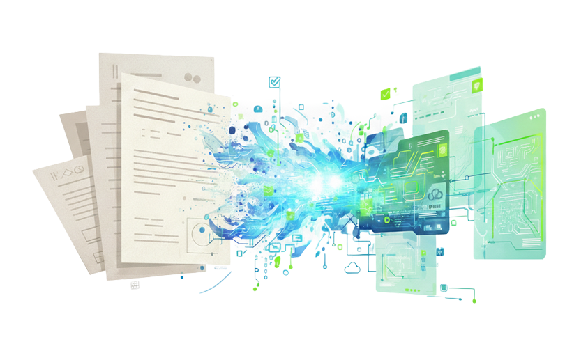 Transformacja papierowych dokumentów TSL w cyfrowe dokument TMS