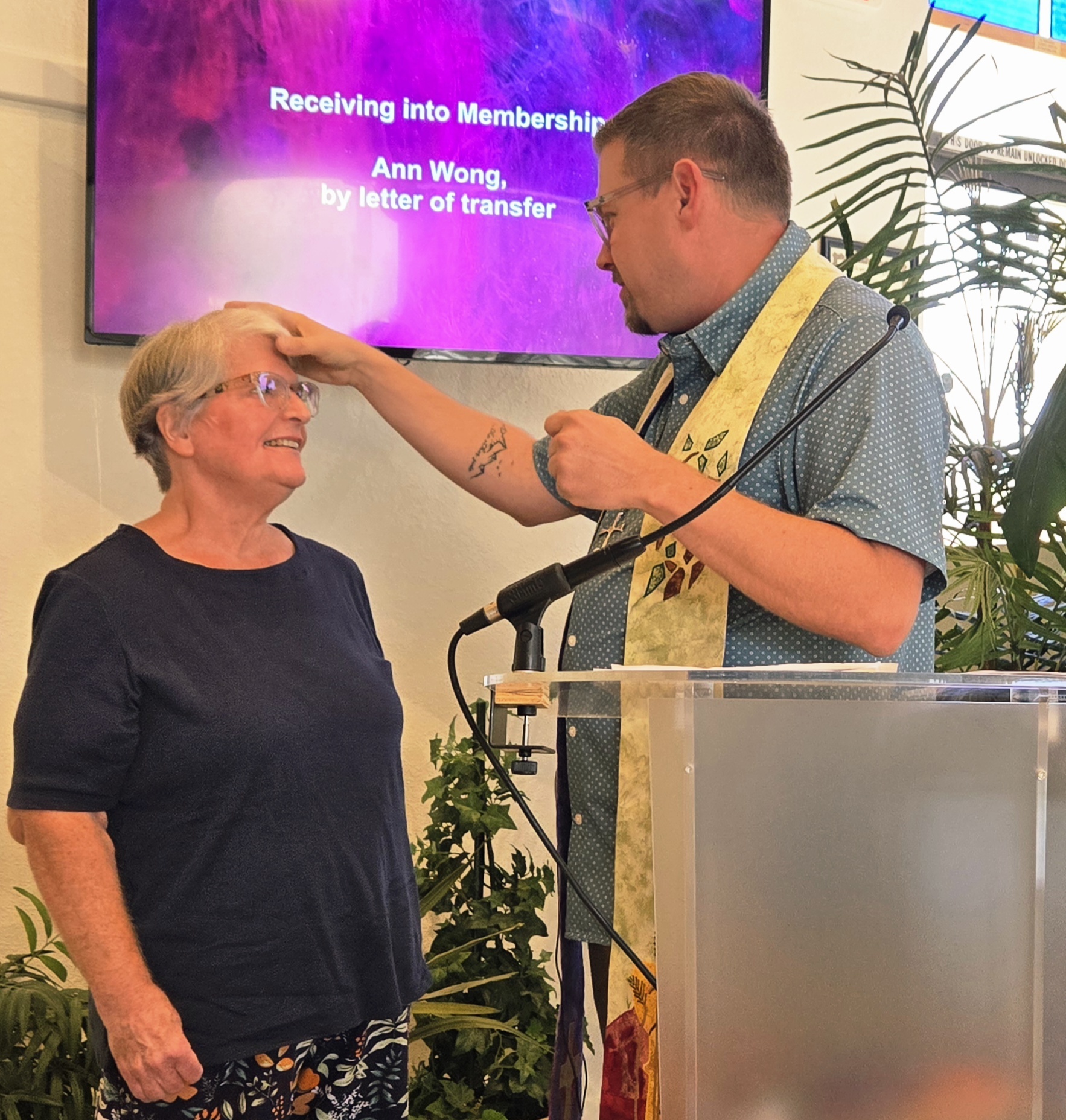Ann Wong received as new member. July 13, 2025