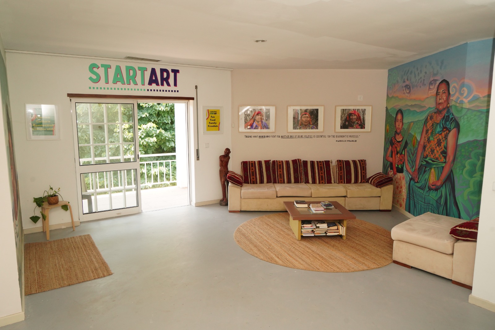 Common workshop area at StartArt Retreat Center