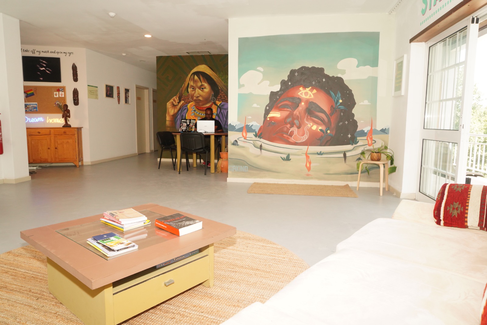 Living room of the boutique guesthouse near Braga, Portugal