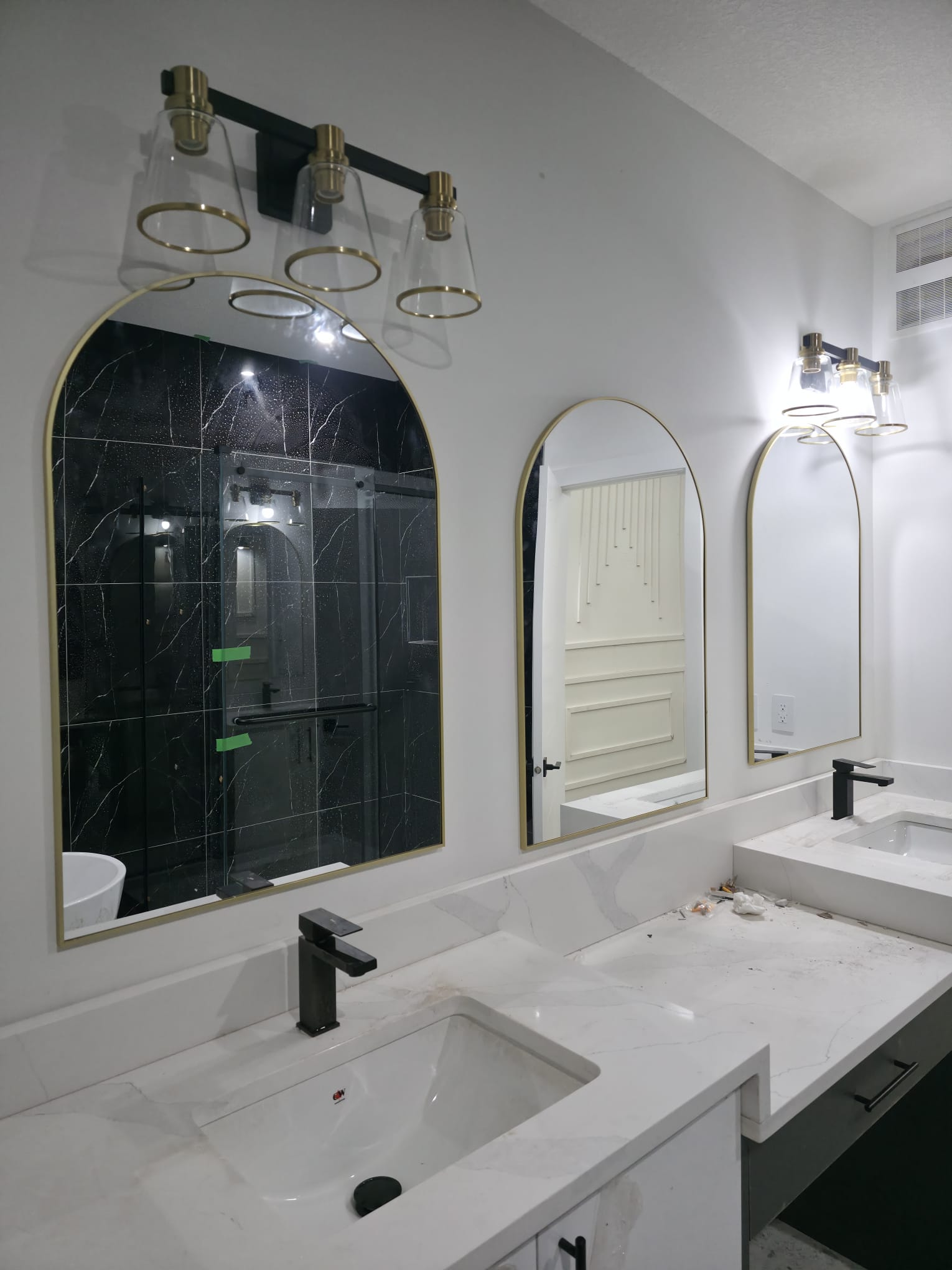 Commercial Bathroom Mirrors installed in Edmonton