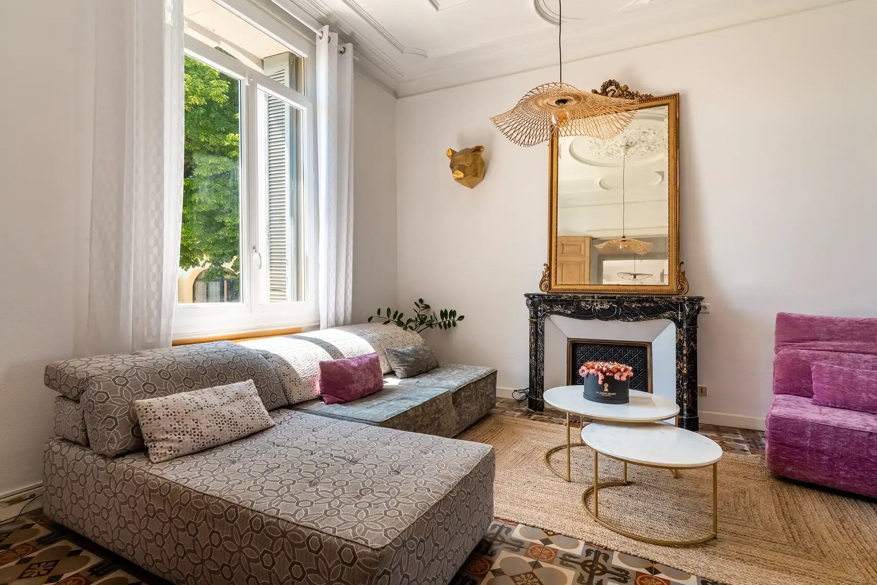 Salon Maison de Maître Cœur Cristal Magalas