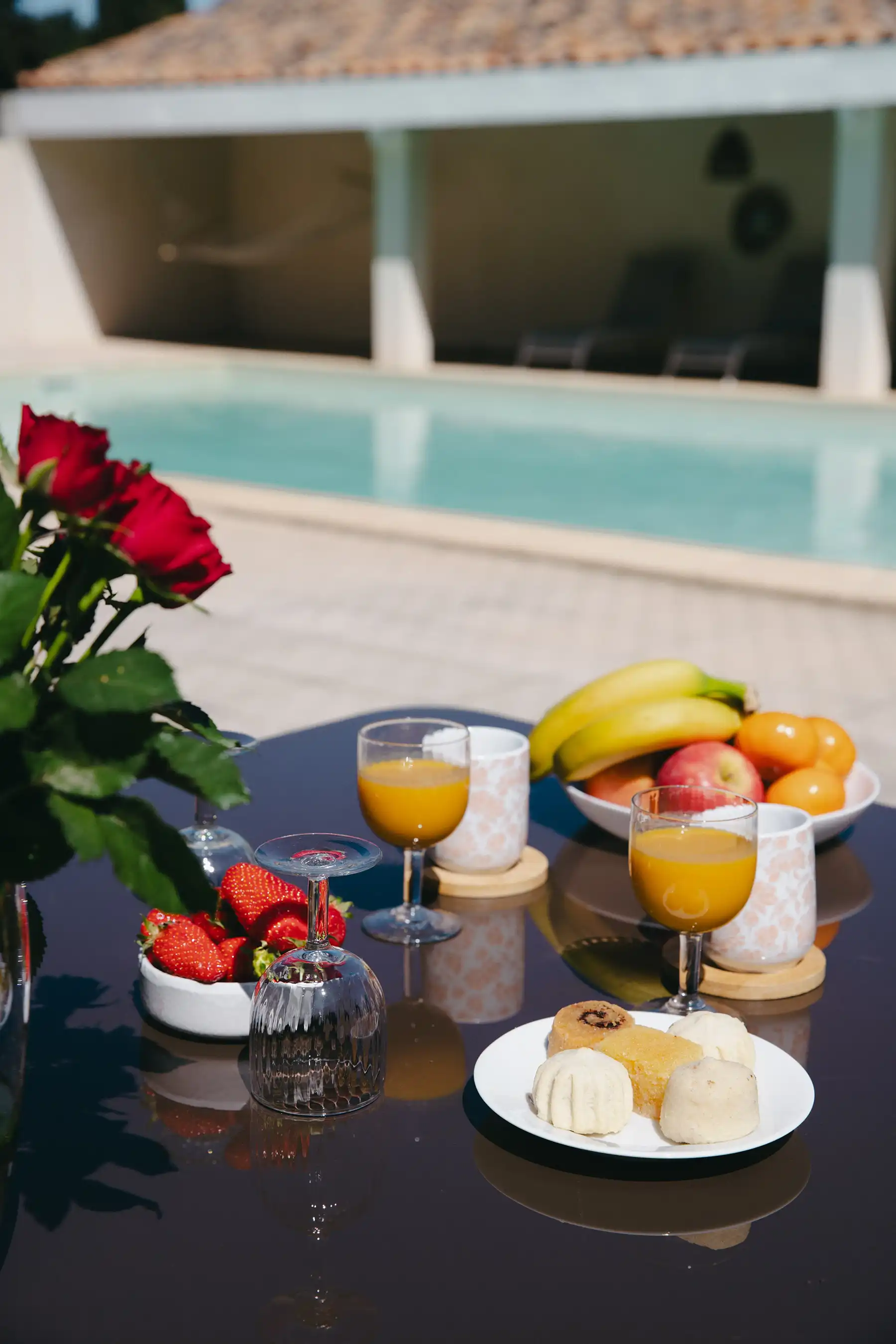 Coin détente piscine Cœur Cristal Magalas