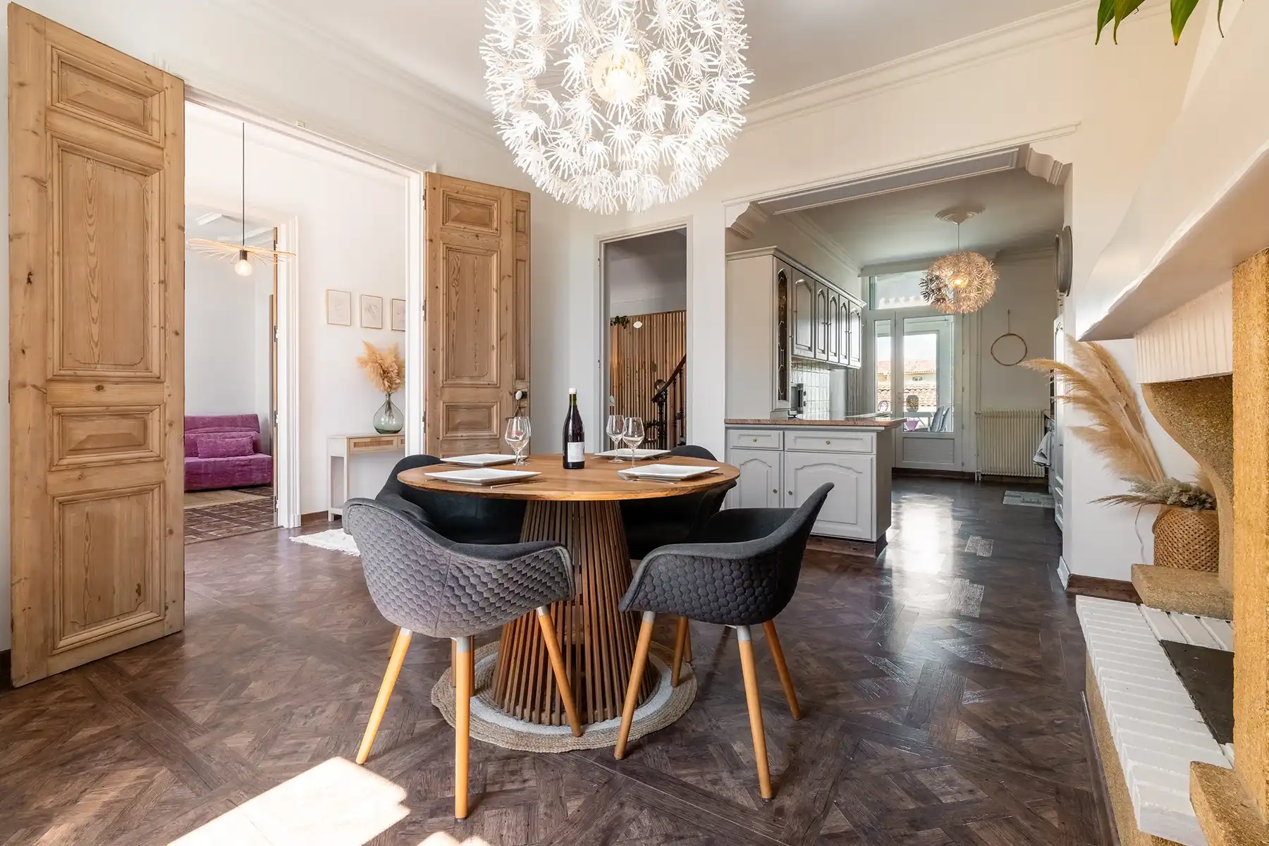 Salon Maison de Maître Cœur Cristal Magalas