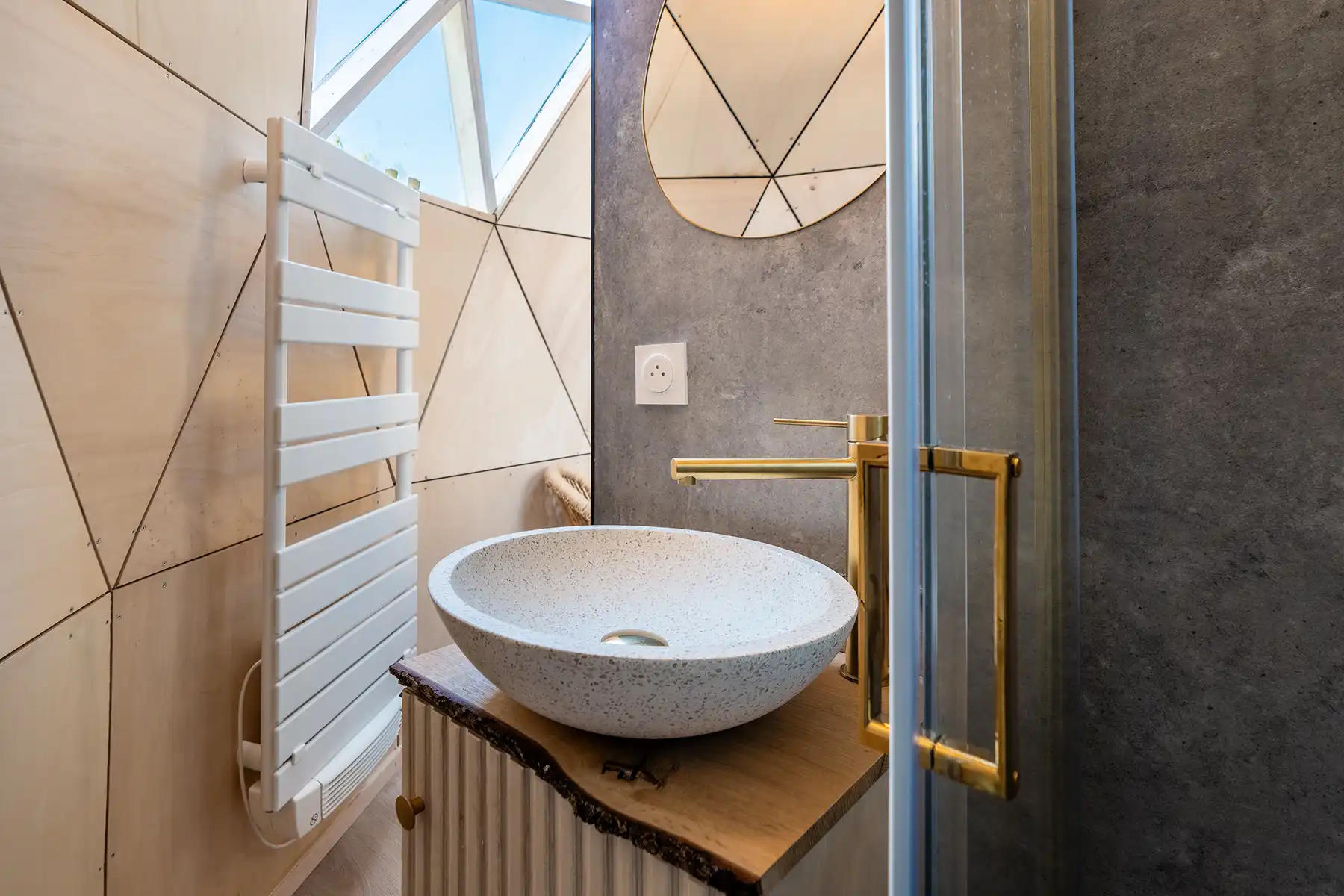 Salle de bain Ecolodge Magalas