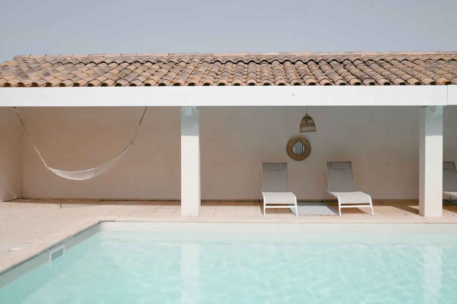 Espace piscine Maison de Maître Cœur Cristal Magalas