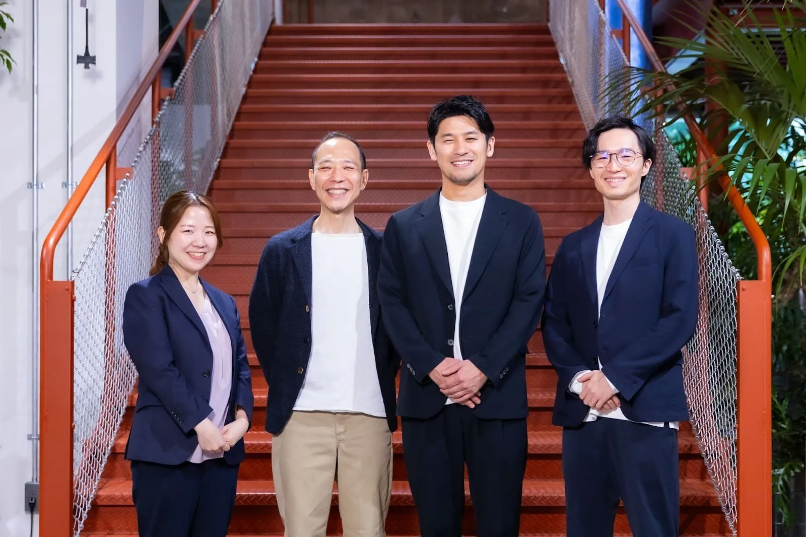 mentoのエグゼクティブコーチング受講者ユーザベースの吉田様とmentoの登録コーチ浅井さん、mentoインサイドセールス祐川・広報岩田とともに‍