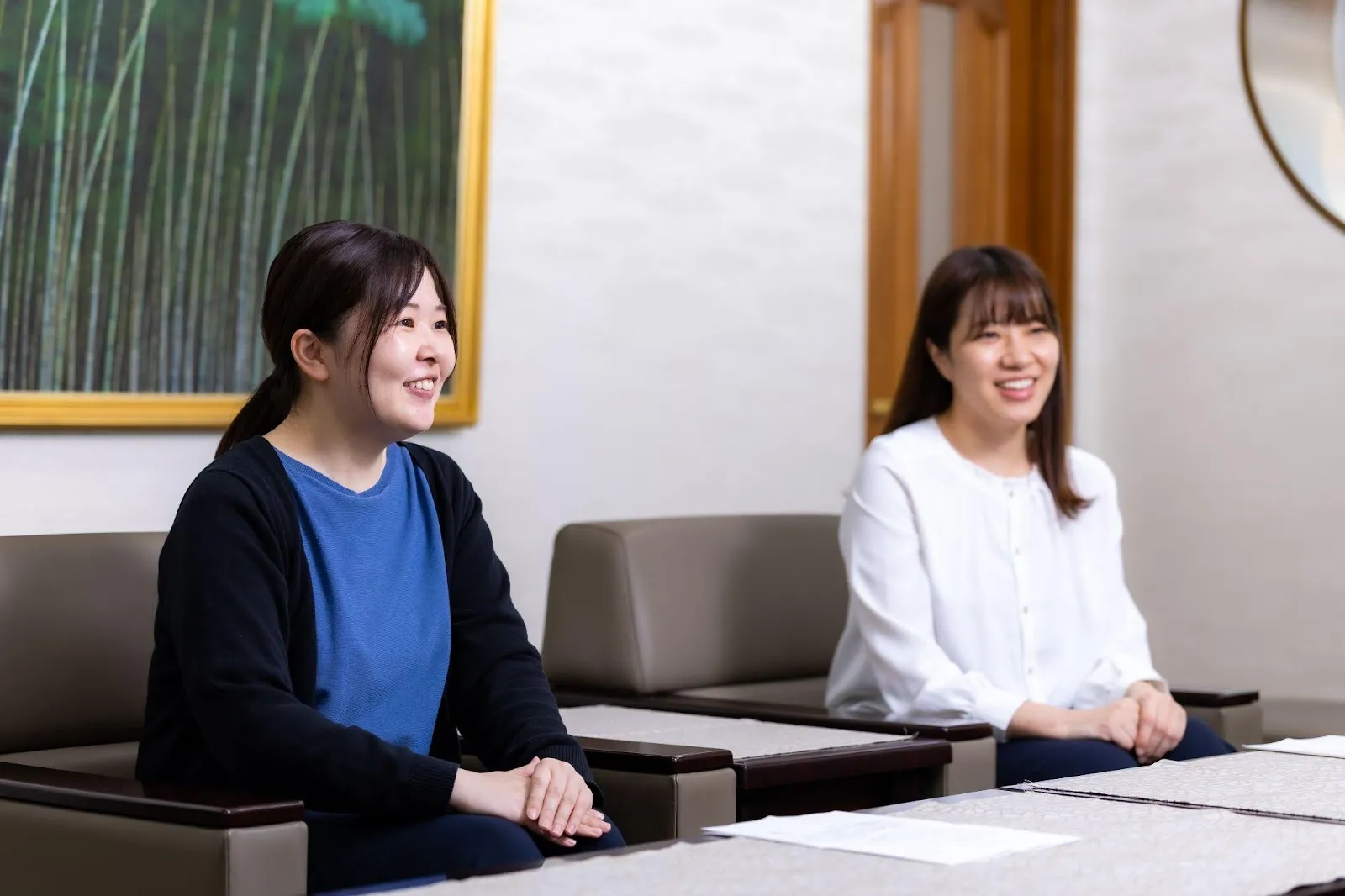 mentoの管理職コーチを受講した大成ラミックグループ株式会社の三浦様と安藤様