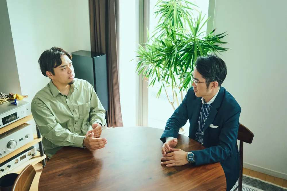 経営学者 宇田川元一 さんと株式会社mento 代表取締役 木村憲仁の対談の様子