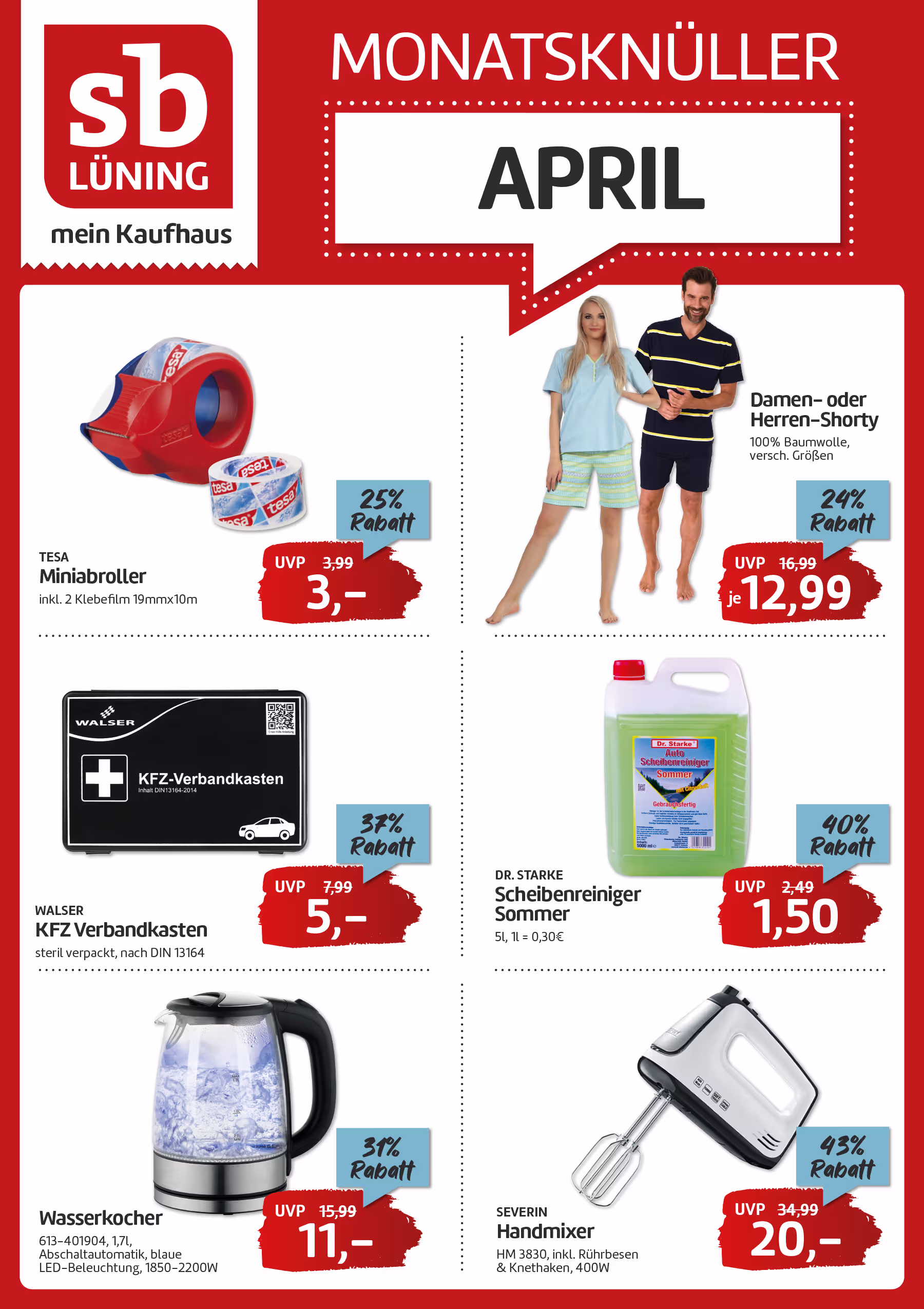 Monatsknüller April