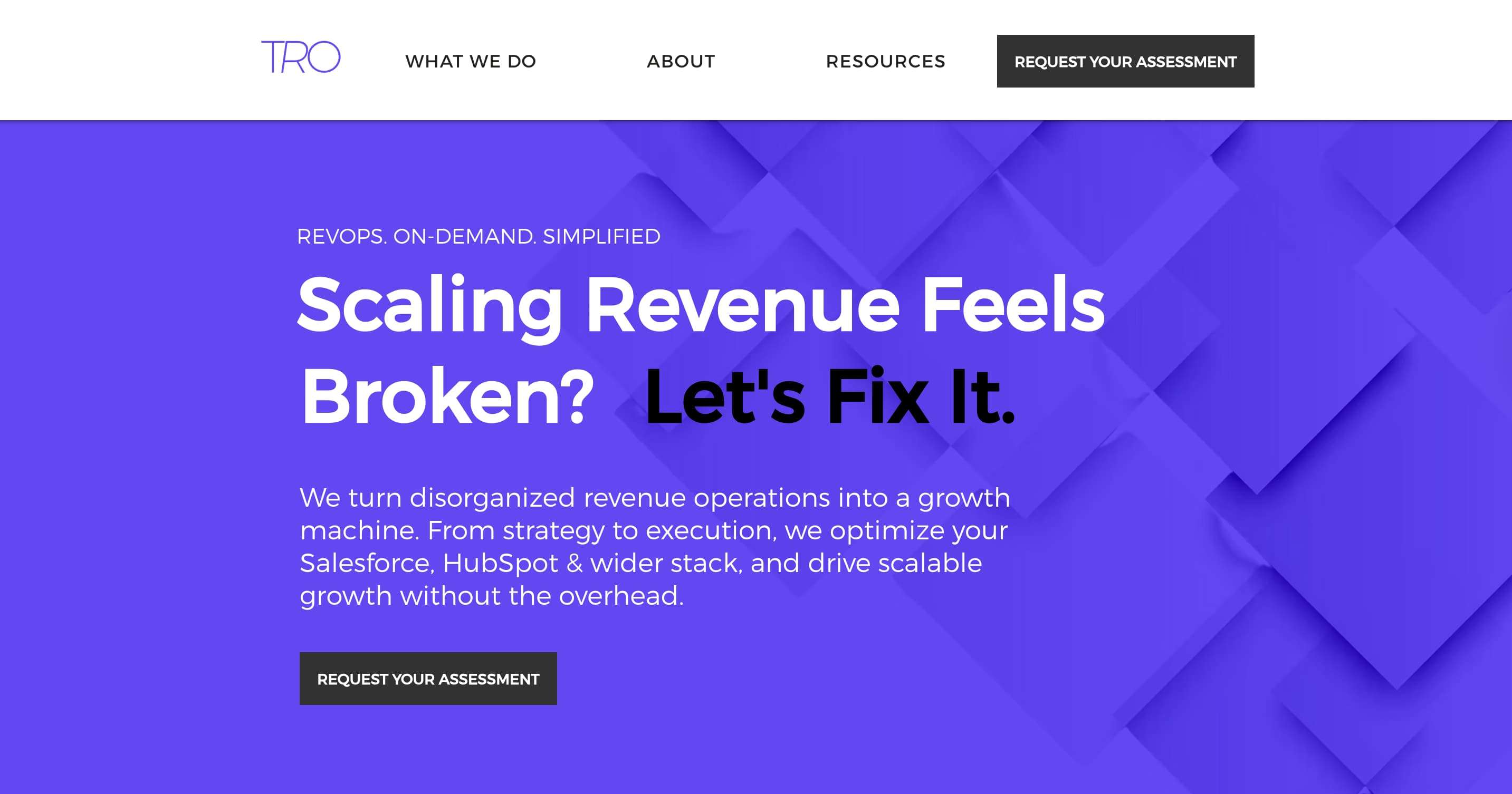 Think revops homepage