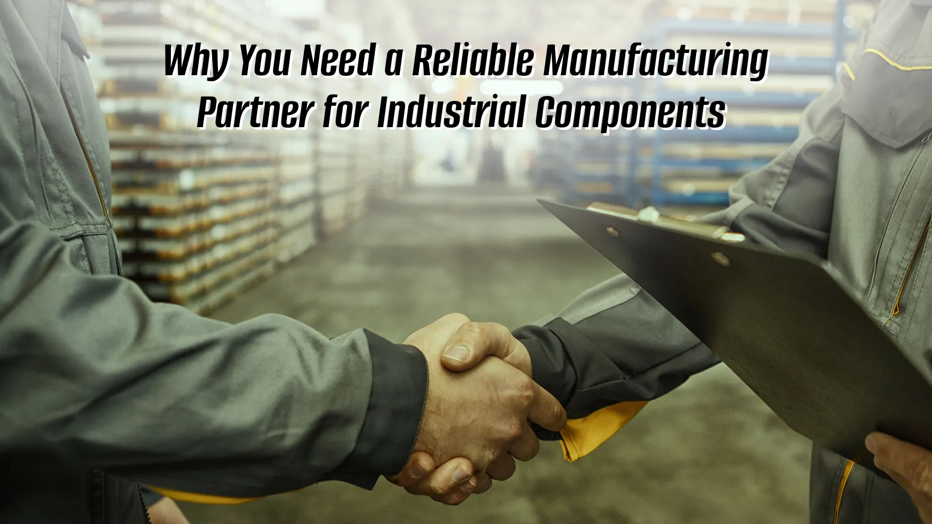 Why You Need a Reliable Manufacturing Partner for Industrial Components