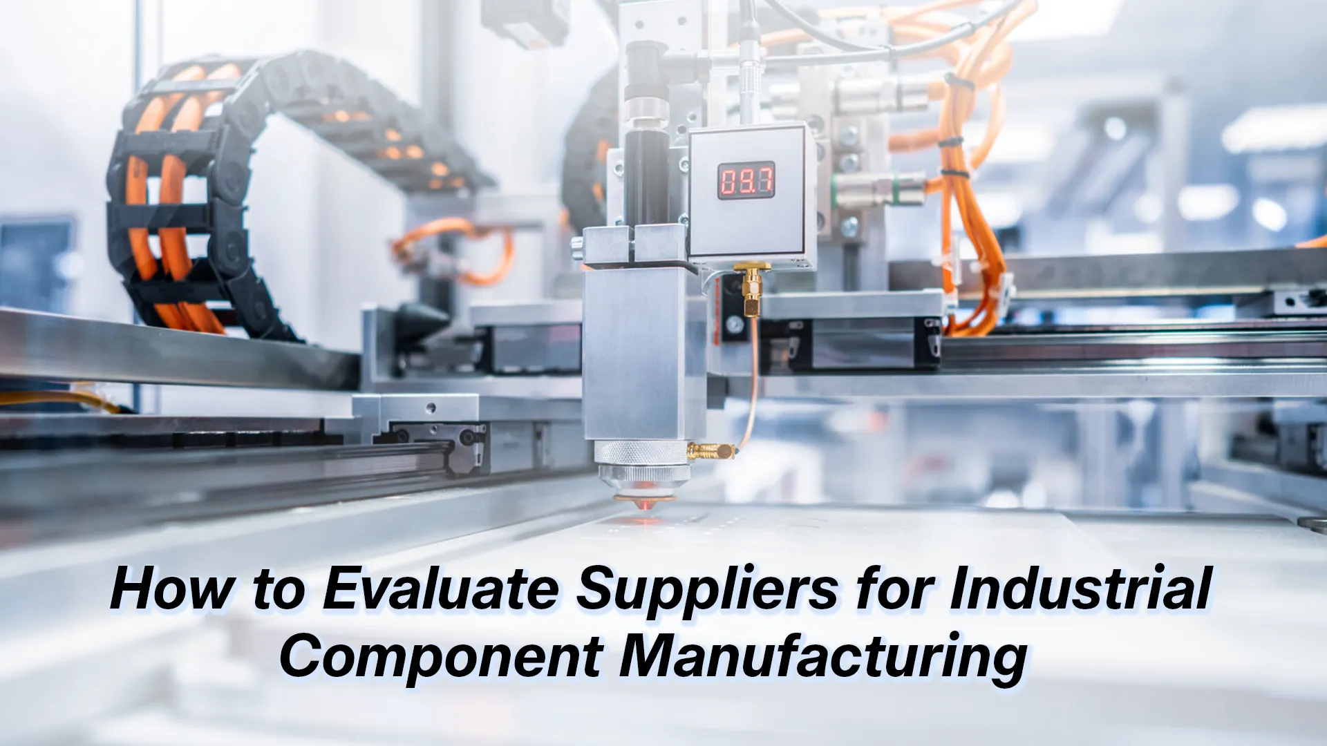How to Evaluate Suppliers for Industrial Component Manufacturing