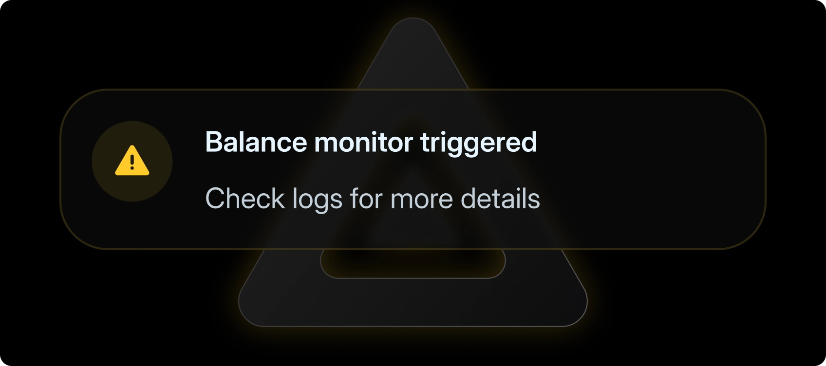 Balance monitors