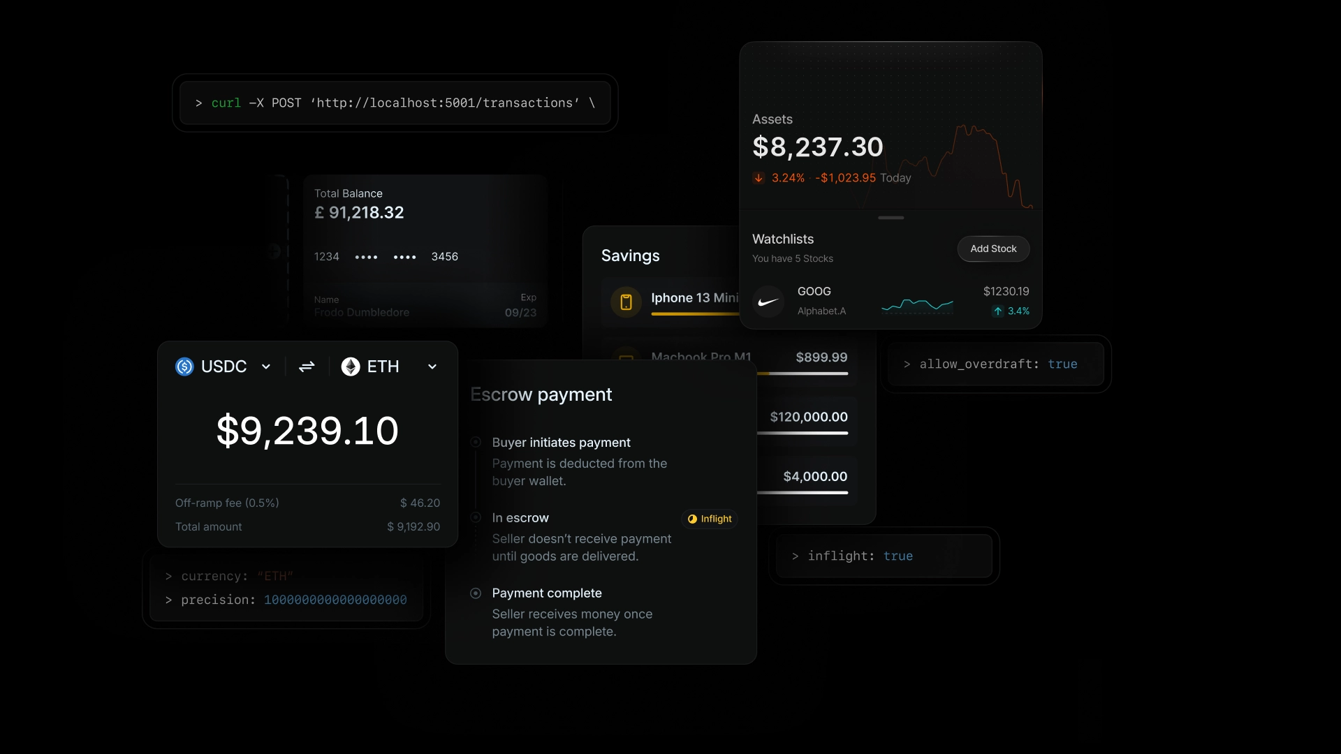 Build any transaction workflow