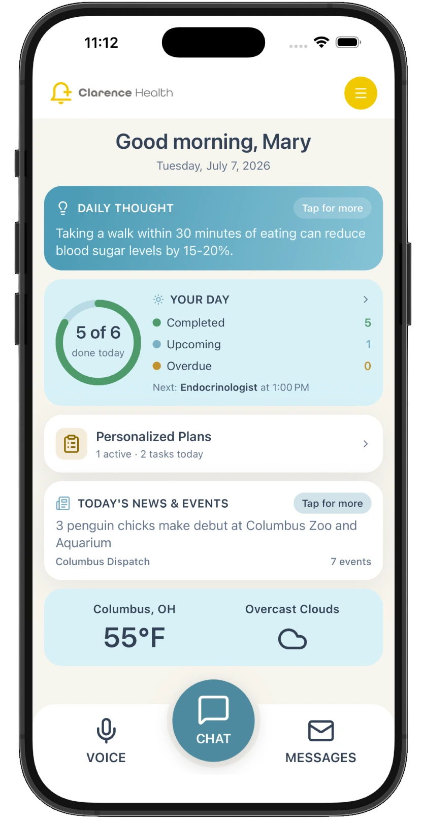 Clarence Mobile App