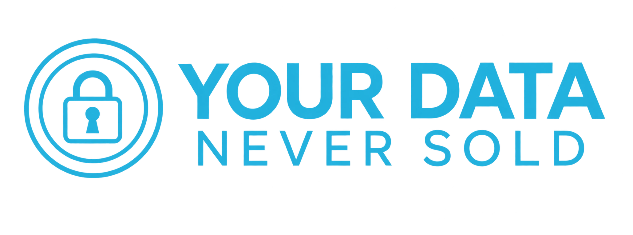 Your data never sold