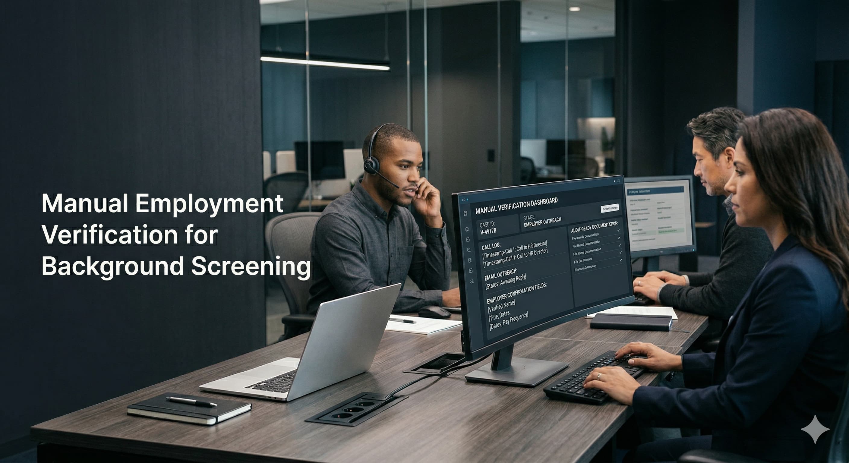 Manual Employment Verification for Background Screening