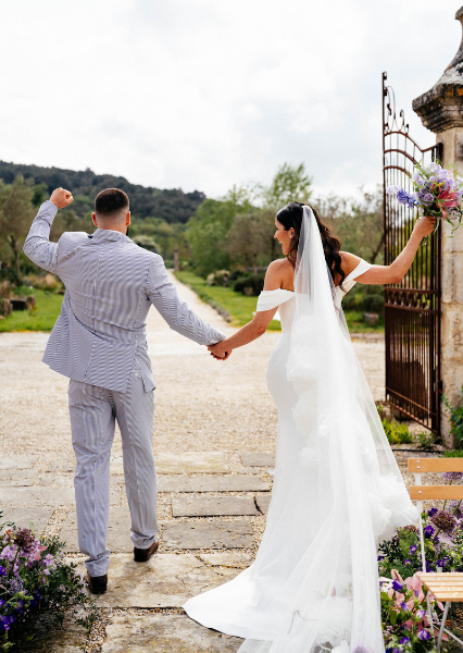 Country chic wedding on an estate in Provence
