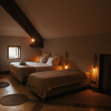 Chambre confortable dans un domaine en Provence, idéale pour un séjour au vert