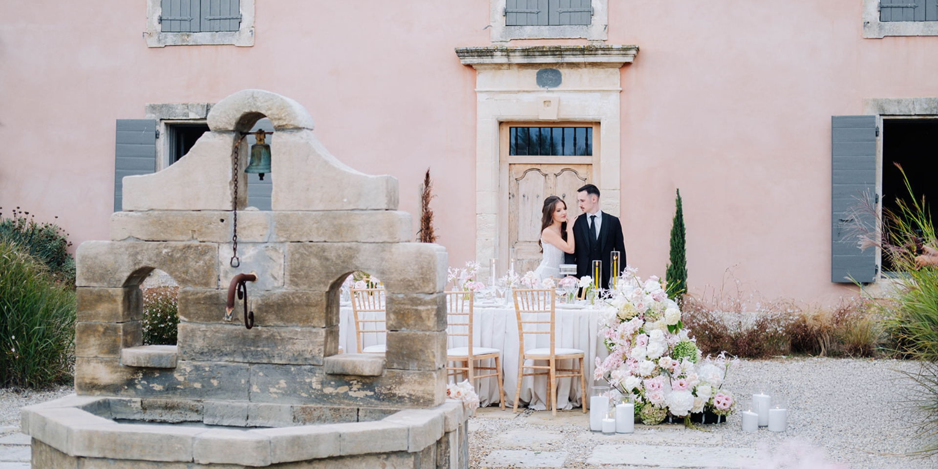 Lieu pour mariage dans un domaine en Provence, idéal pour une réception en extérieur et une ambiance festive