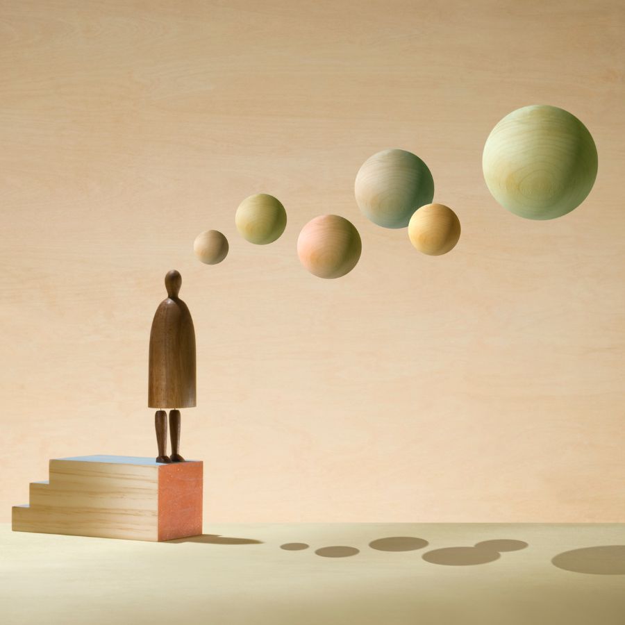 Person overthinking - How to stop ruminating on negative automatic thoughts.
