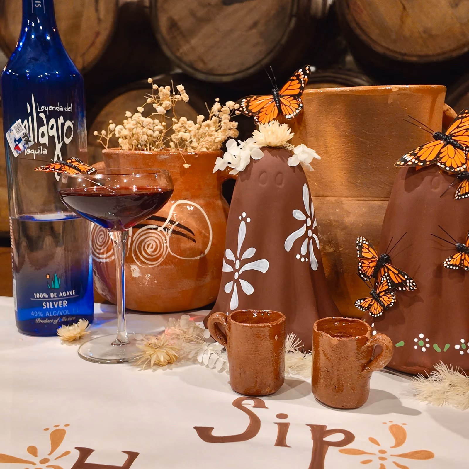 Sip Happens at Cuishe — Build Your Boo clay night with mezcal cocktails in Stone Oak