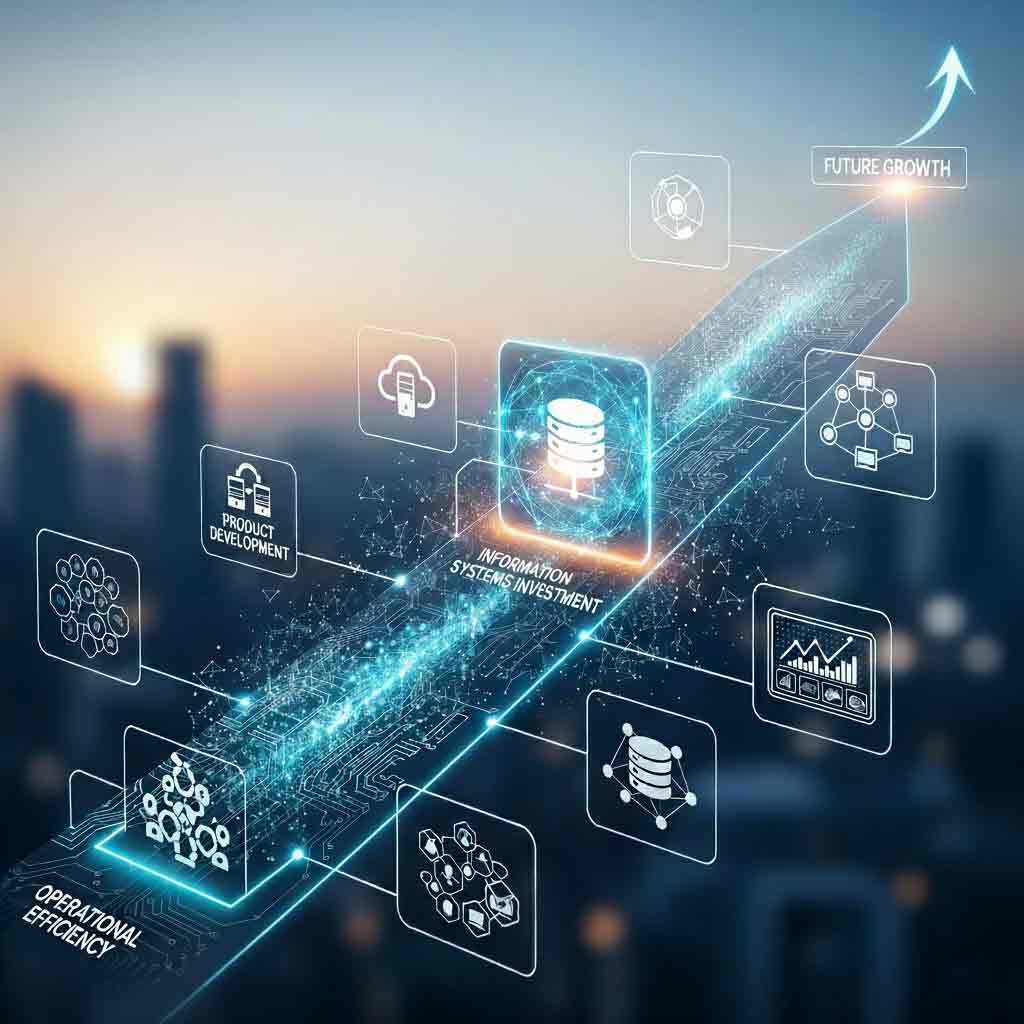 Image de concept : croissance et technologie