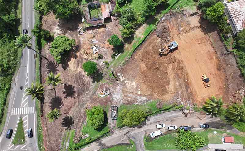 Travaux vue du ciel