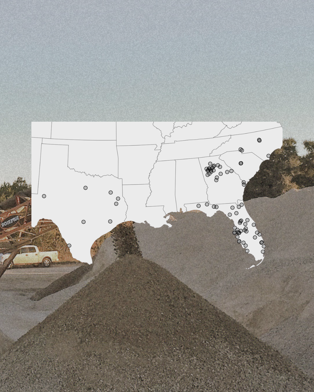 Aggregates materials contractor equipment