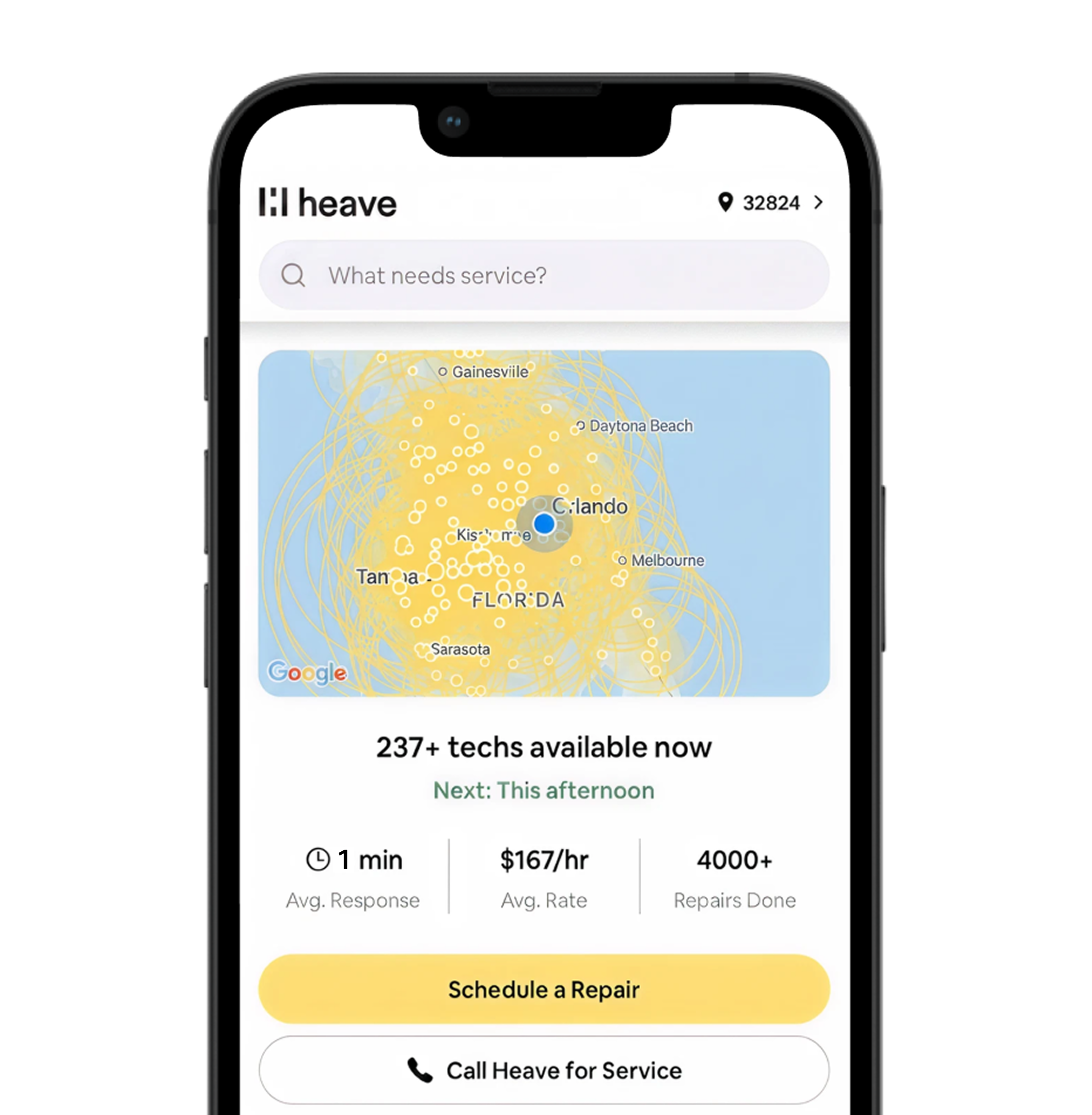 Heave technicians available