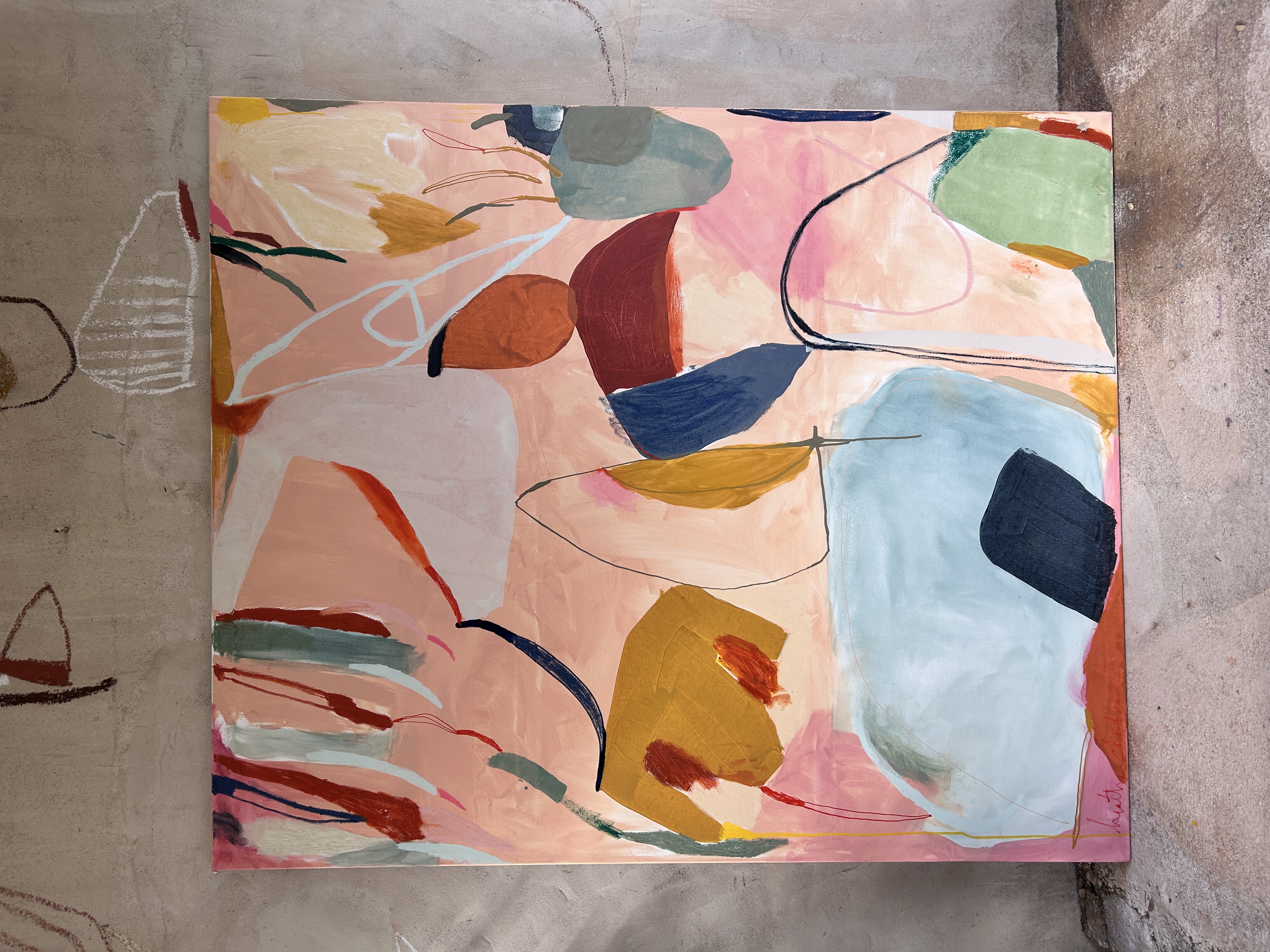 Folklore - oil and acrylic on cotton canvas,  150 x 170 x 3 cm ,  Portugal 2026