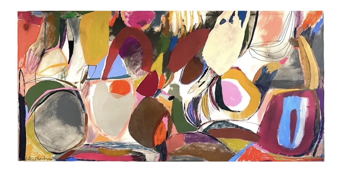 Now Unitl Then 2022 - 130 x 256 cm - oil stick, acrylic and oil on linen - $7000 (US based collectors only) 