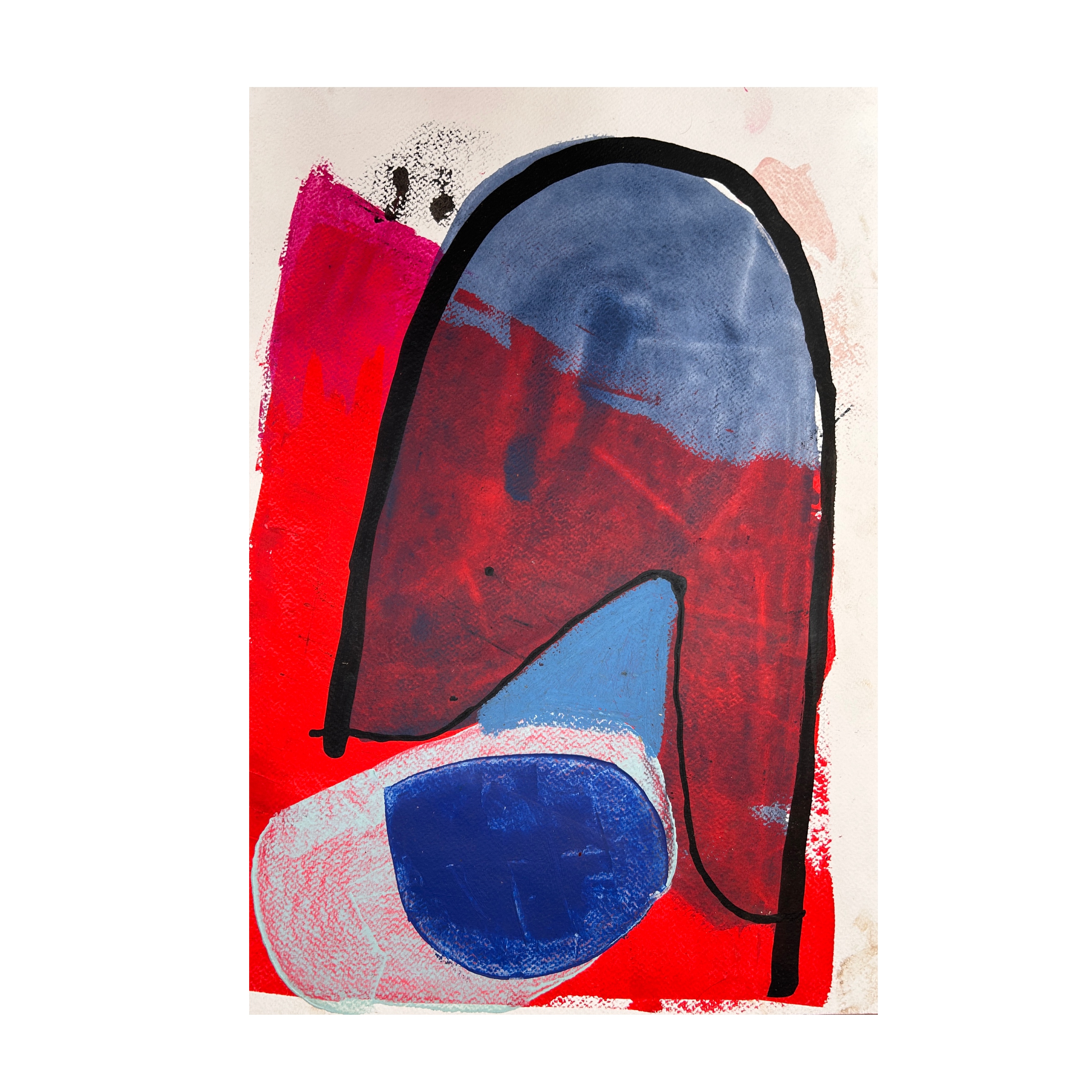 Wishful thinking 2025 - 34 x 50 cm - acrylic and ink on paper €400