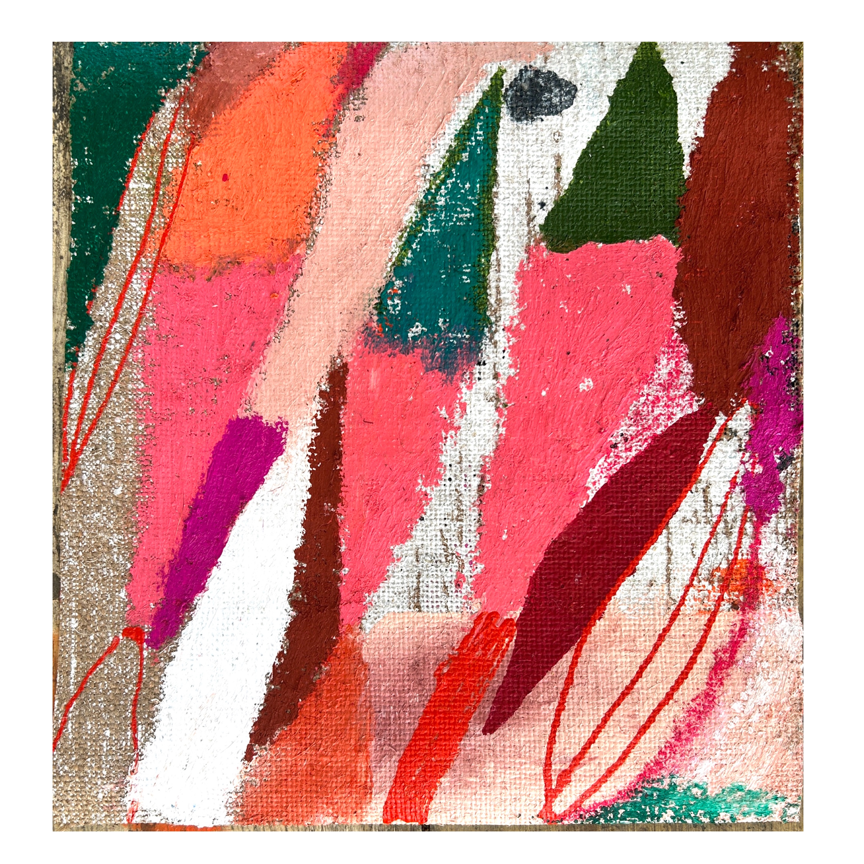 A song  2026 - 20.5 x 22 cm - oil and acrylic on linen  €300