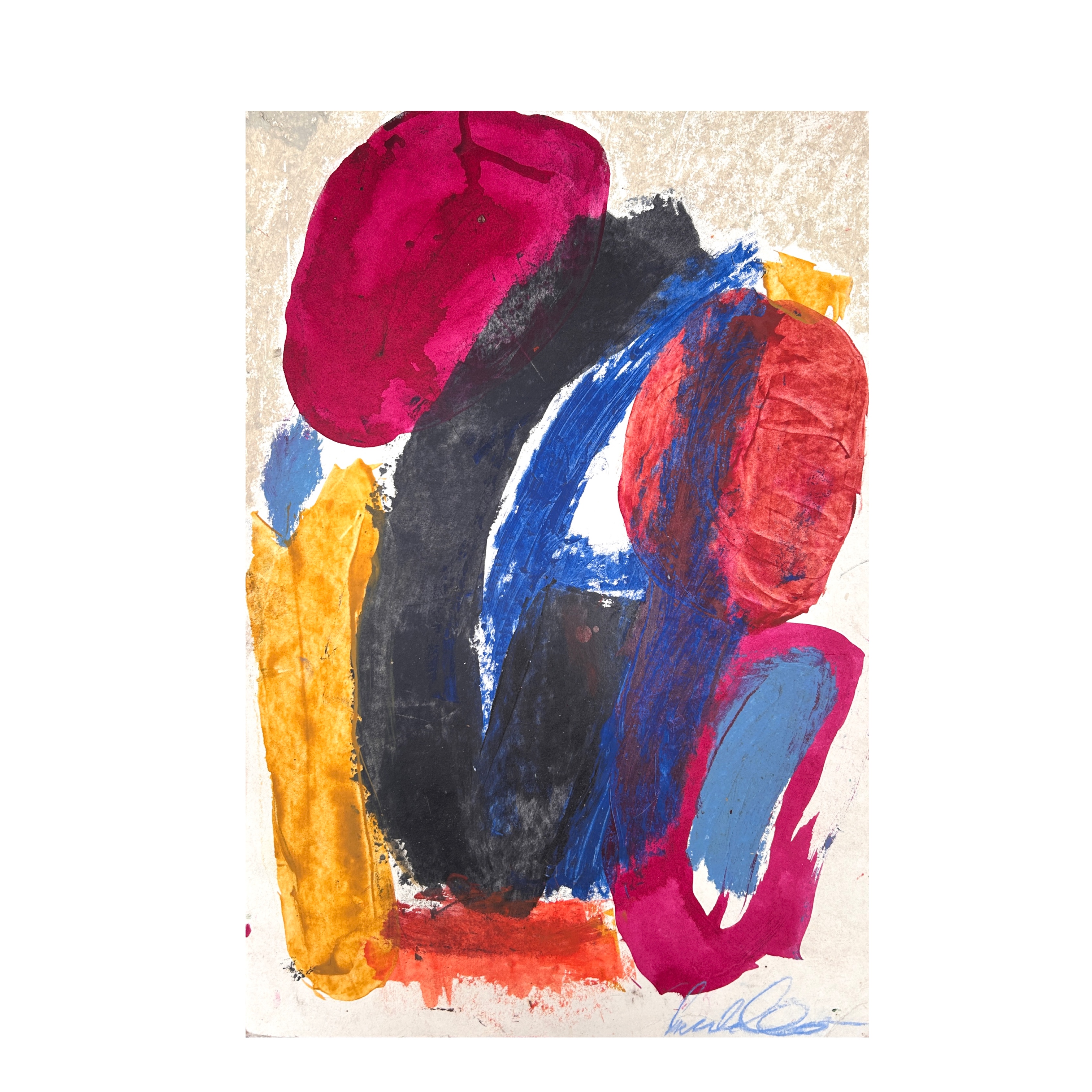 Mindful 2023 - 38 x 51 cm - pastel, acrylic and ink on paper €400